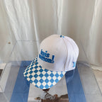 Luxury Louis Vuitton Damier cotton baseball cap