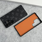 Luxury Louis Vuitton Samsung Case Black LV Monogram Cover