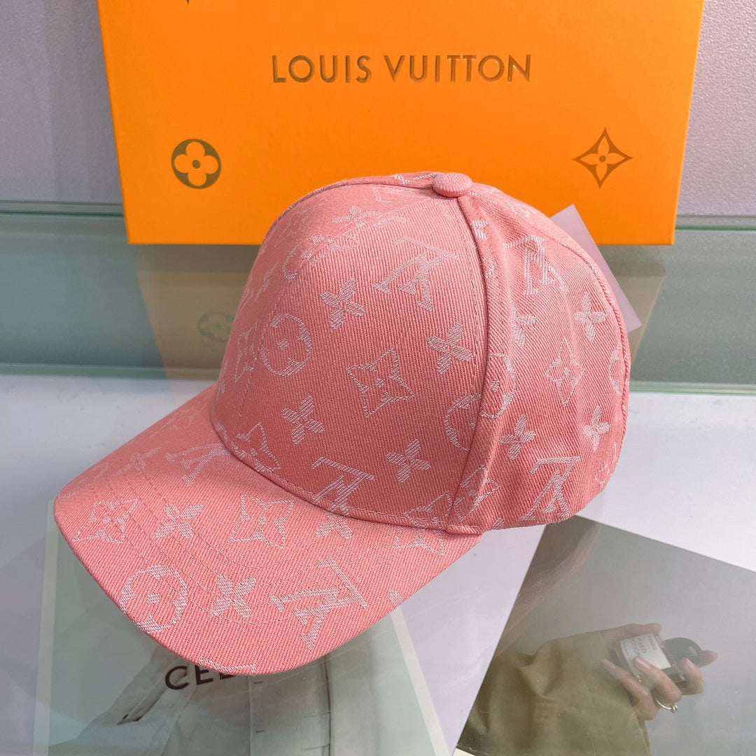 Luxury Louis Vuitton baseball cap front view
