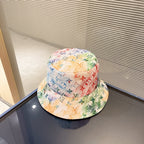 Luxury Louis Vuitton bucket hat front view