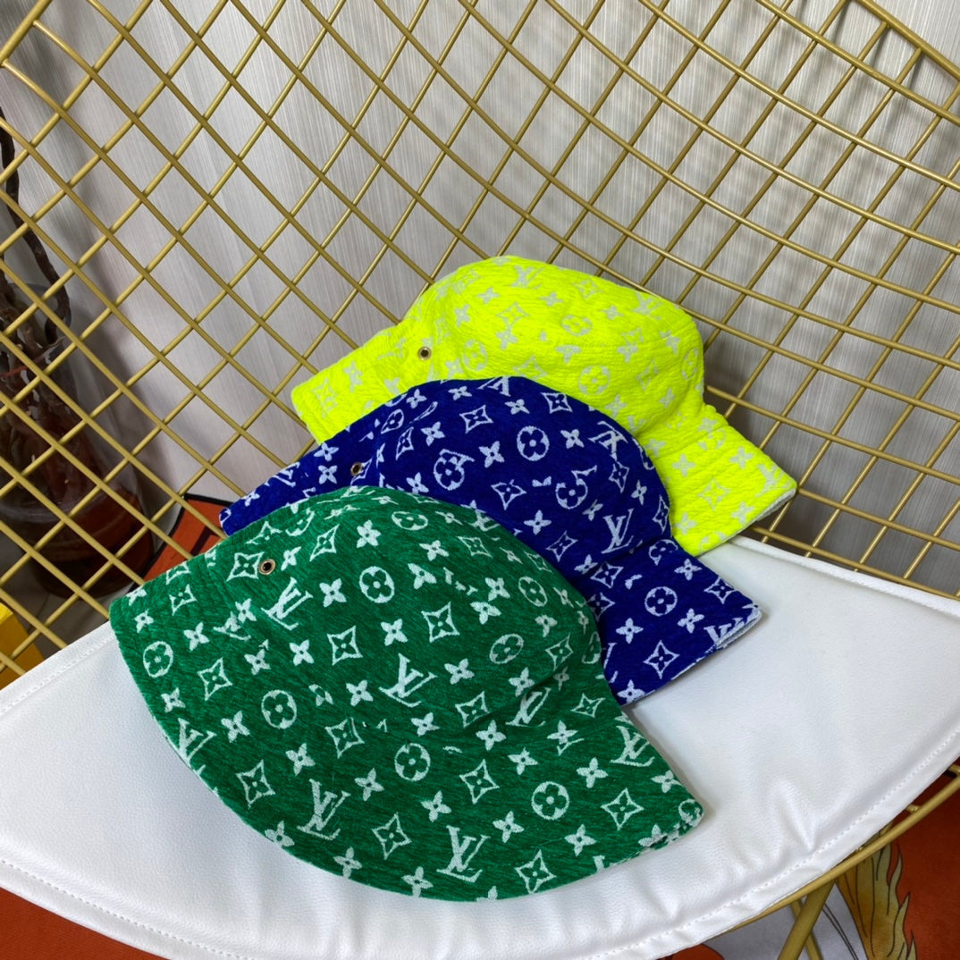 Luxury Louis Vuitton canvas bucket hat