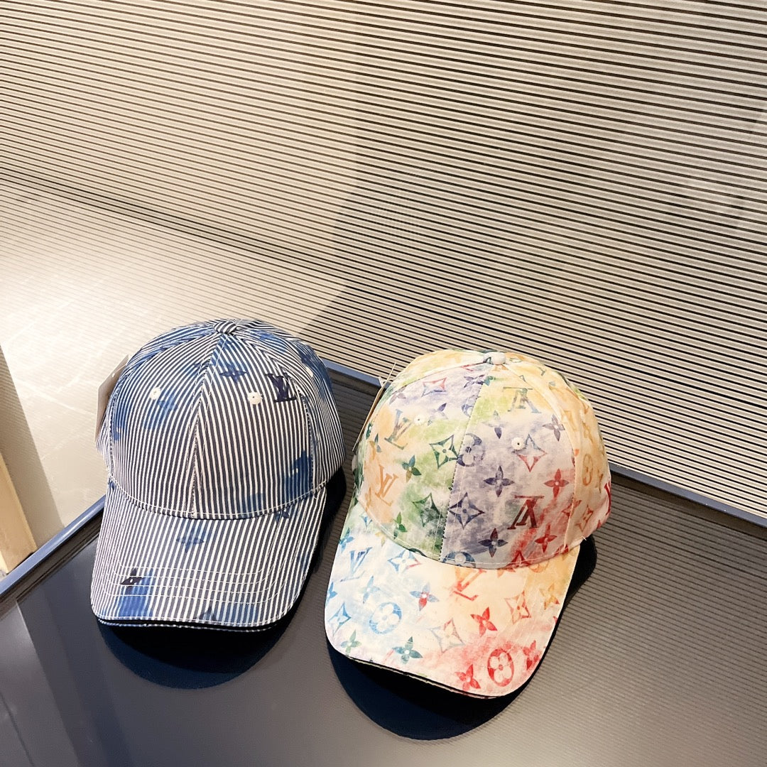 Luxury Louis Vuitton gradient cap front