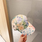 Luxury Louis Vuitton gradient cap front