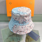 Luxury Louis Vuitton monogram bucket hat