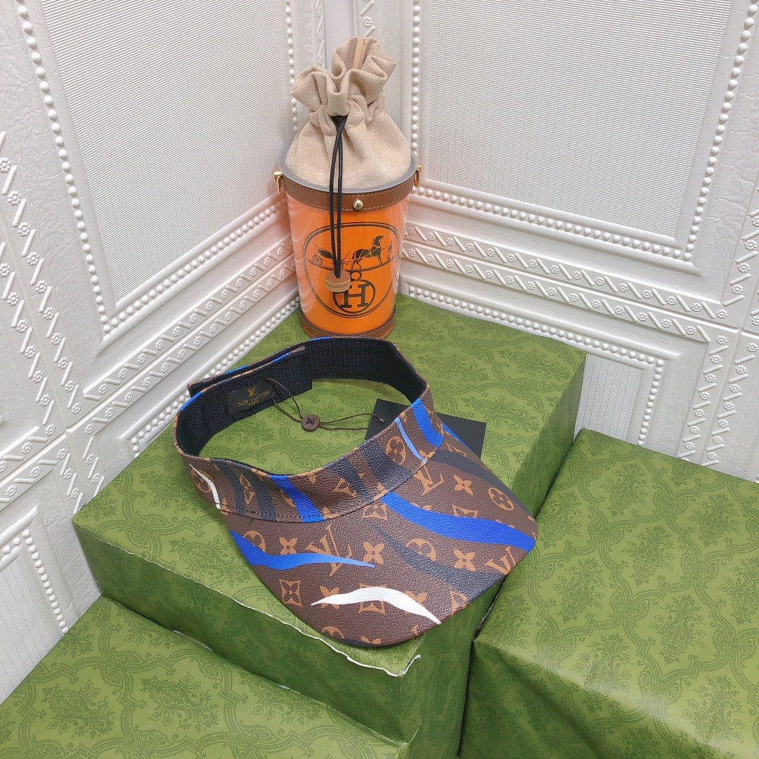 Luxury Louis Vuitton statement hat lifestyle