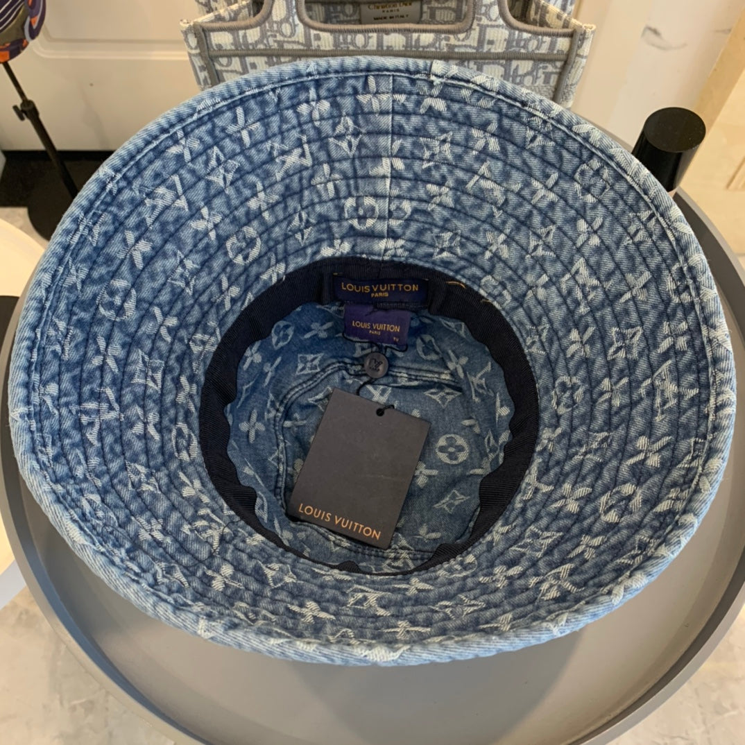 Luxury Louis Vuitton vacation hat