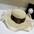 Luxury Louis Vuitton women's beach hat