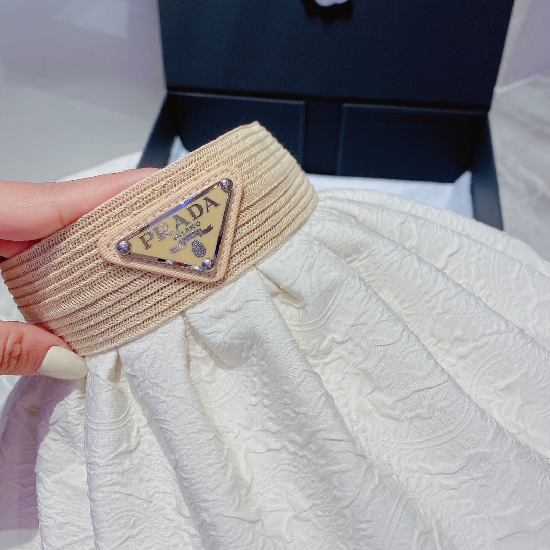 Luxury Prada beach hat 