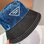 Luxury Prada patchwork bucket hat