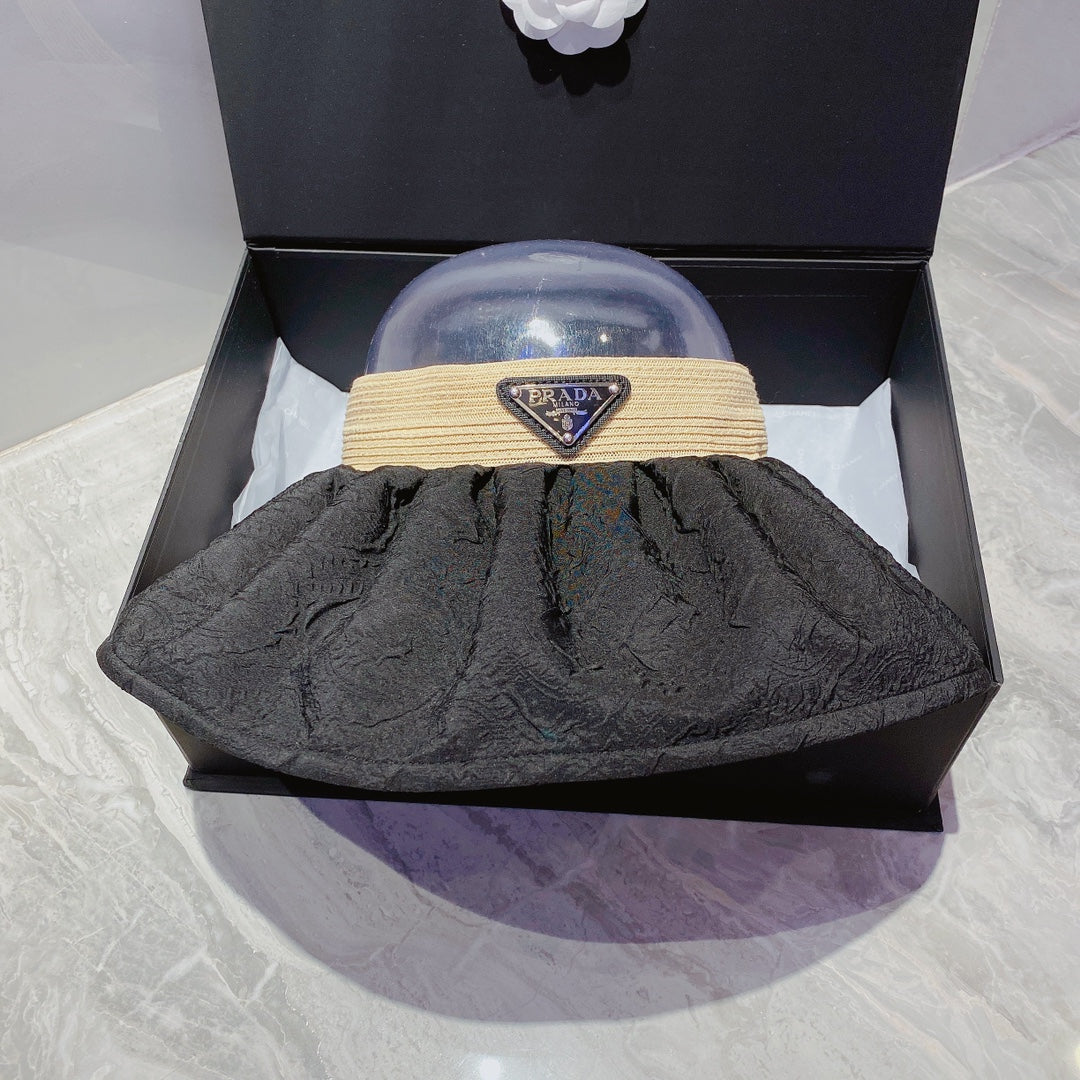 Luxury Prada summer visor