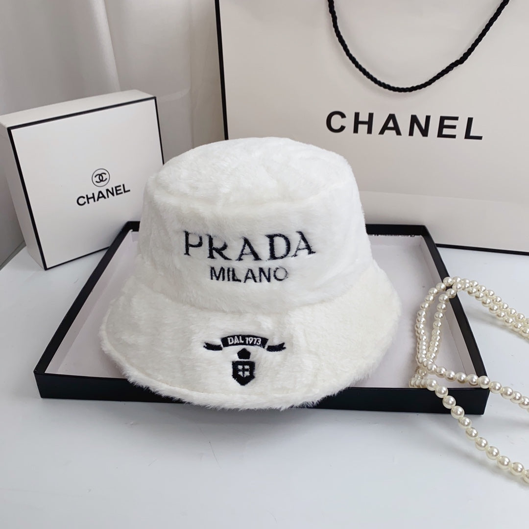 Luxury Prada winter bucket hat