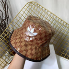 Luxury Trefoil bucket hat for men and women
