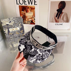 Luxury cotton Dior visor hat
