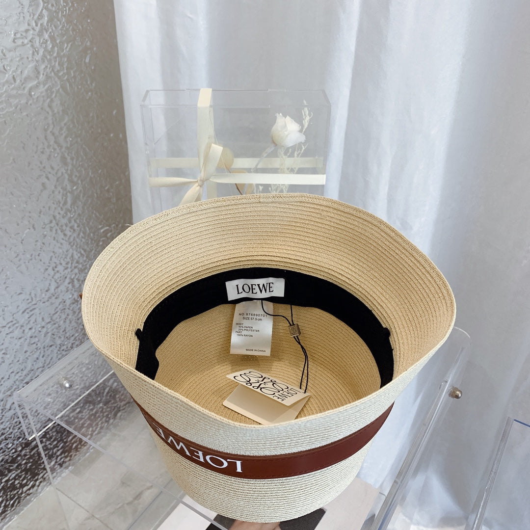 Luxury woven bucket hat