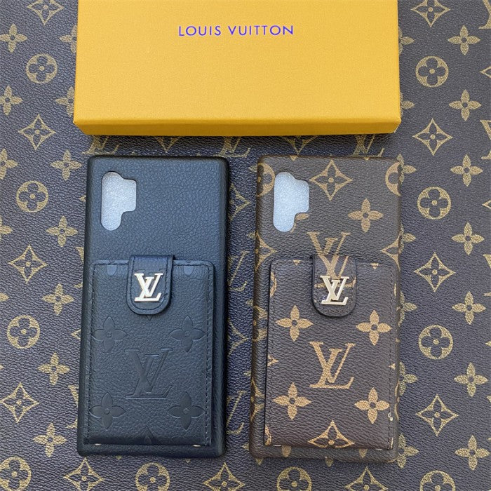 Monogram Leather Samsung Cover