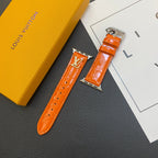 Orange Louis Vuitton Apple Watch Strap