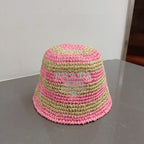 Pink Prada summer hat