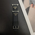Prada Apple Watch Band Black Leather