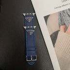 Prada Apple Watch Band Blue Leather