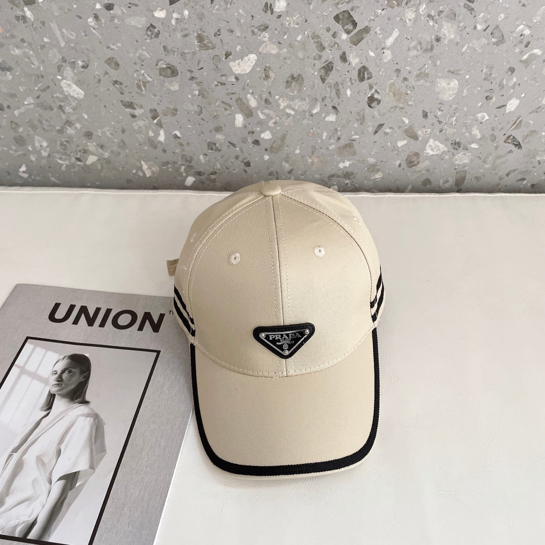 Prada Designer Cotton Cap
