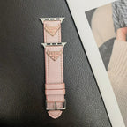 Prada Triangle Apple Watch Strap pink