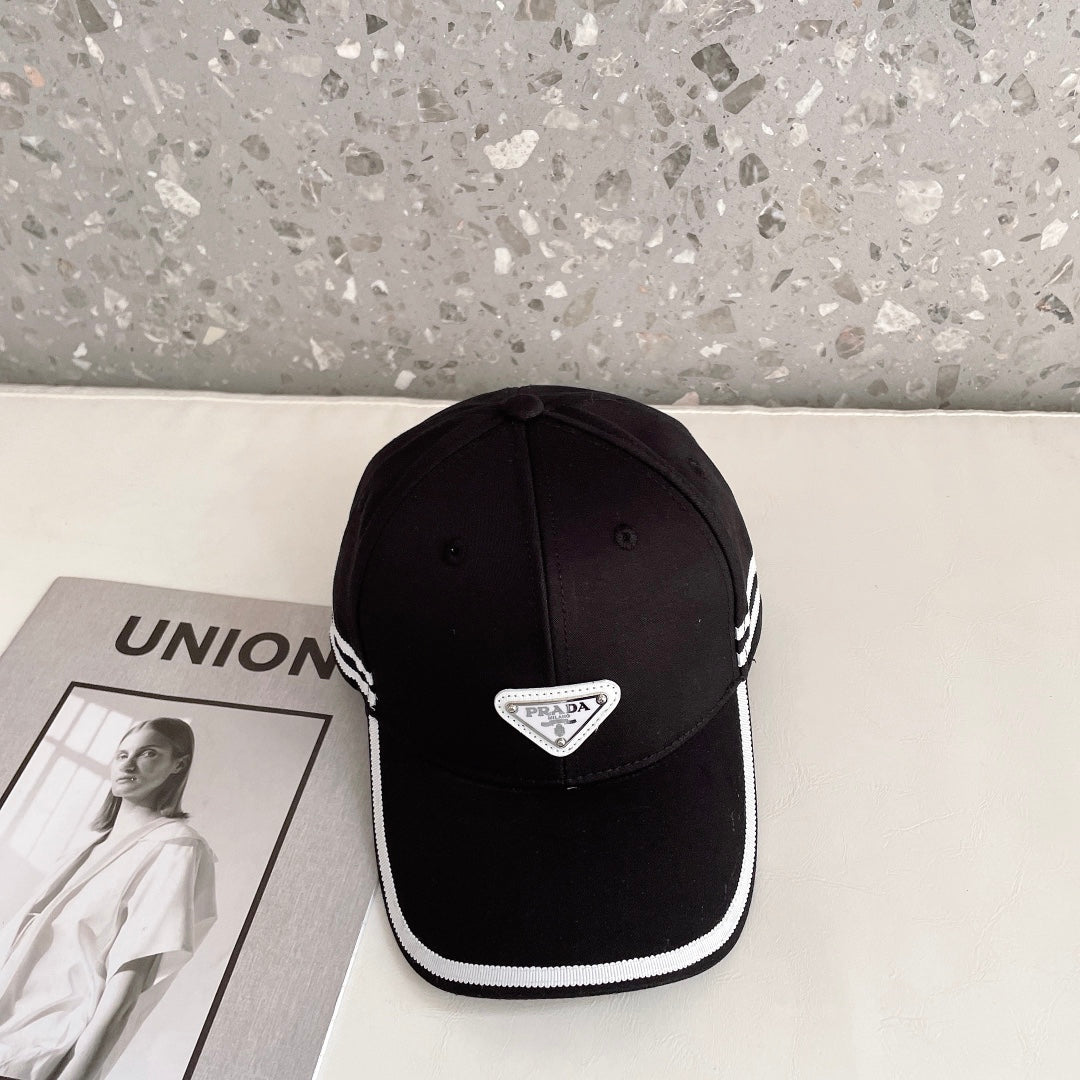 Prada Triangle Logo Baseball Cap