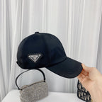 Prada Triangle Logo Baseball Cap 1