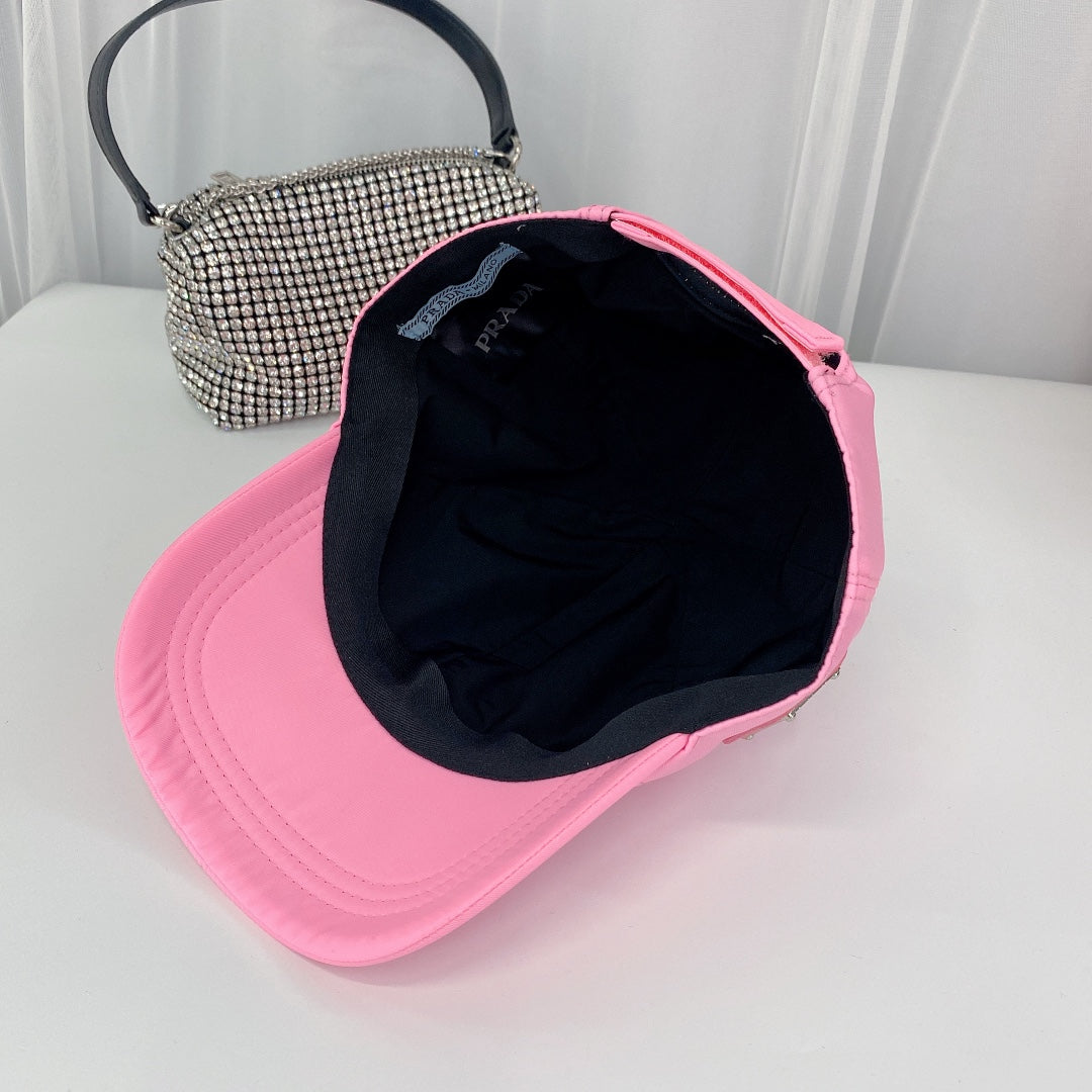 Prada Triangle Logo Hat