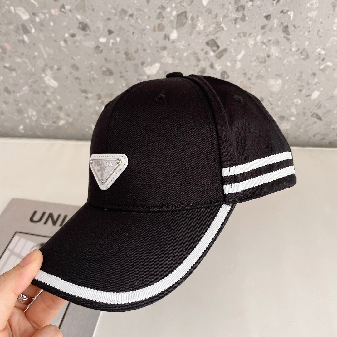 Prada White Baseball Cap