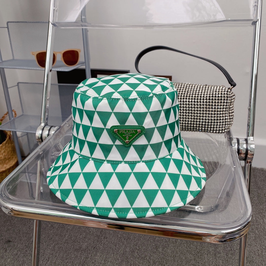 Prada cotton designer bucket hat