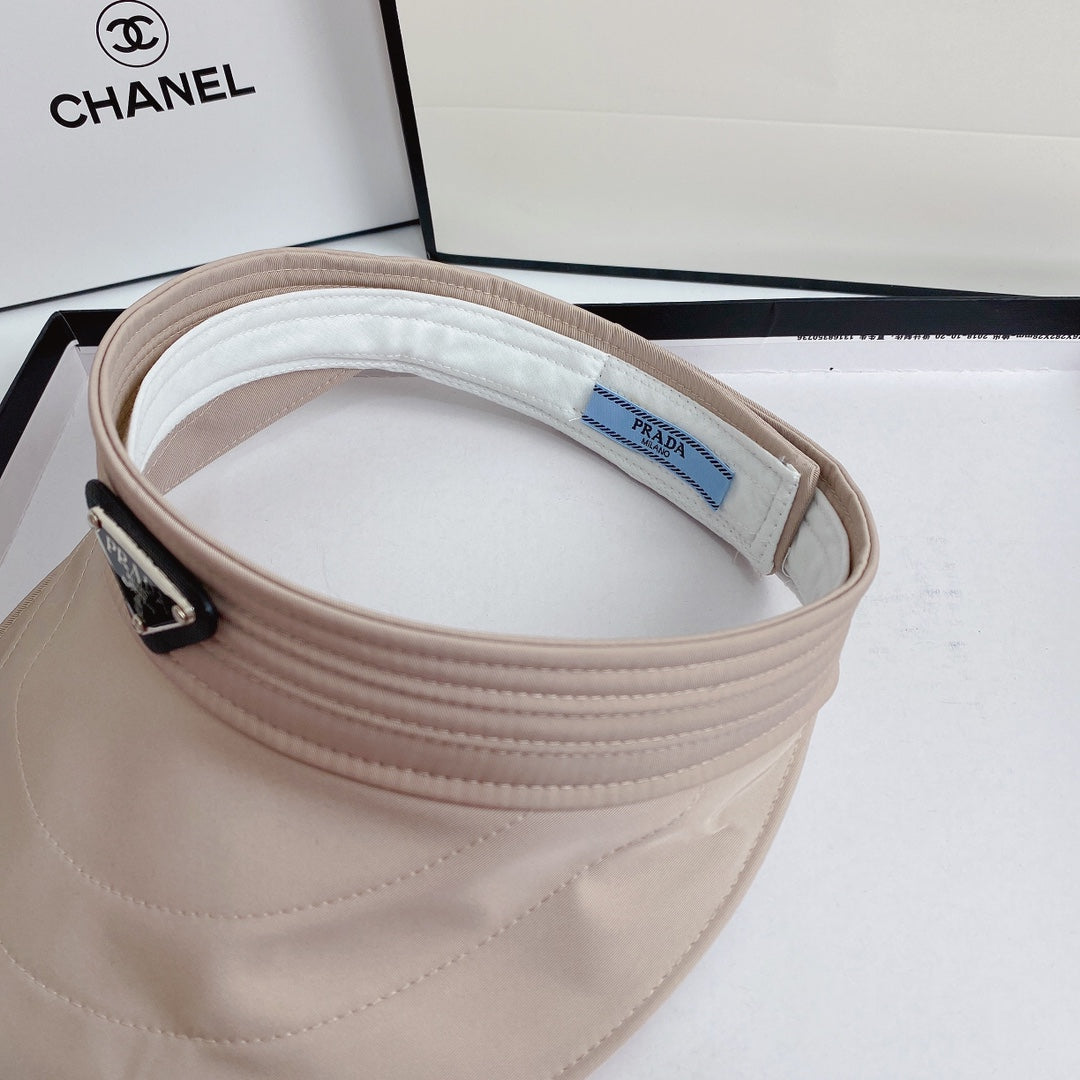 Prada designer visor close-up