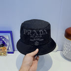 Prada luxury crystal fashion hat