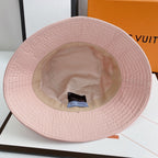Prada luxury sun bucket hat close up