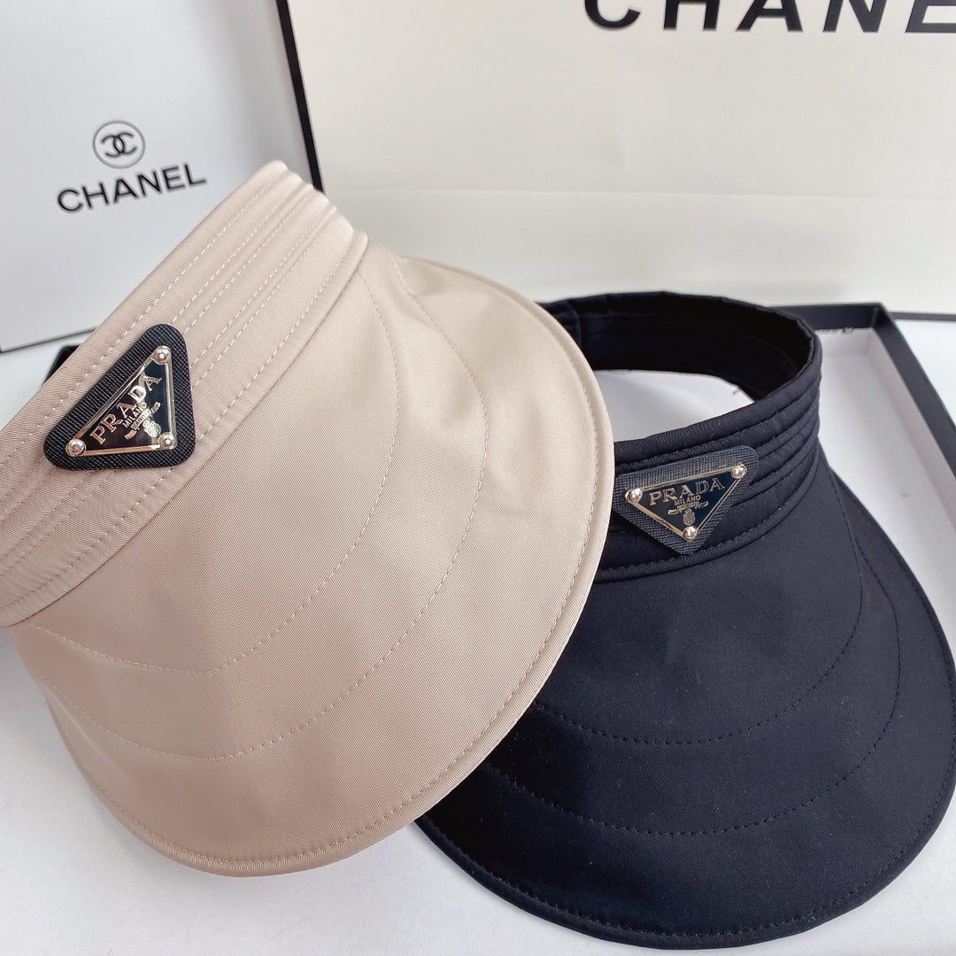 Prada summer visor lifestyle