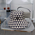 Prada triangle pattern bucket hat