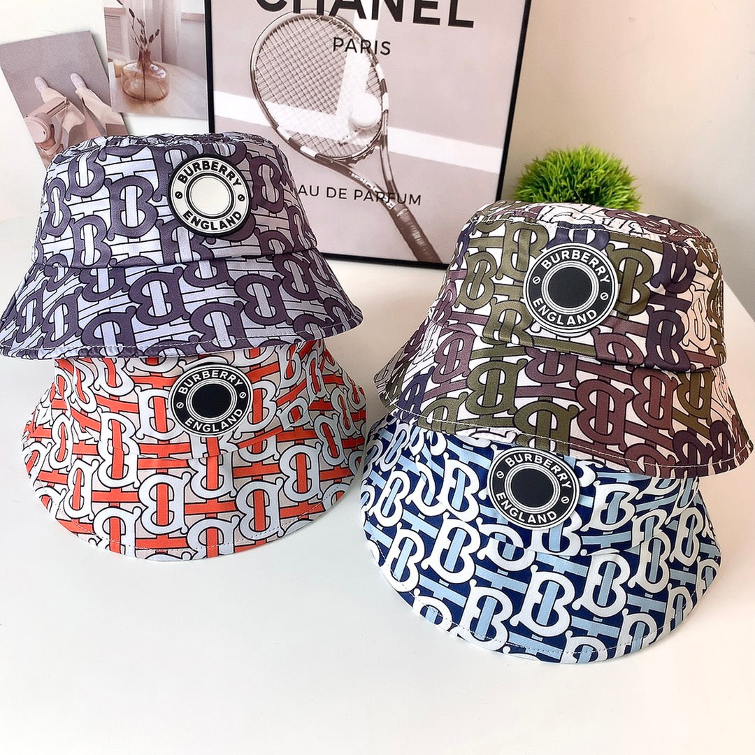 Premium Burberry vintage check designer bucket hat