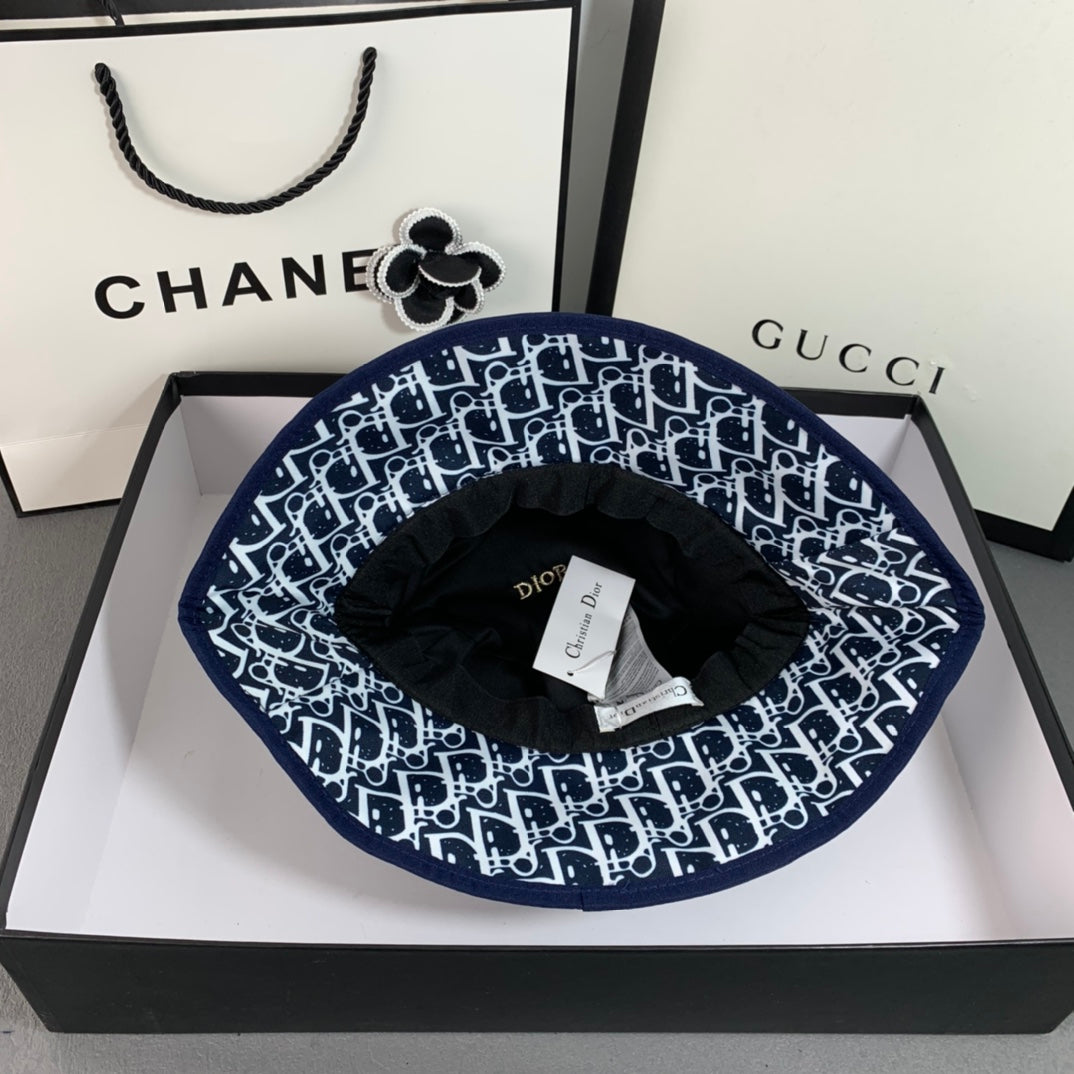Premium Christian Dior cotton bucket hat