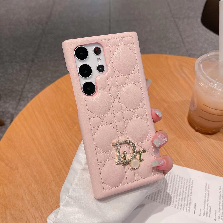 Premium Dior Leather Samsung Case