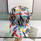 Premium Gucci GG graffiti cap close up