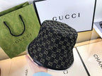 Premium Gucci denim bucket hat rear view