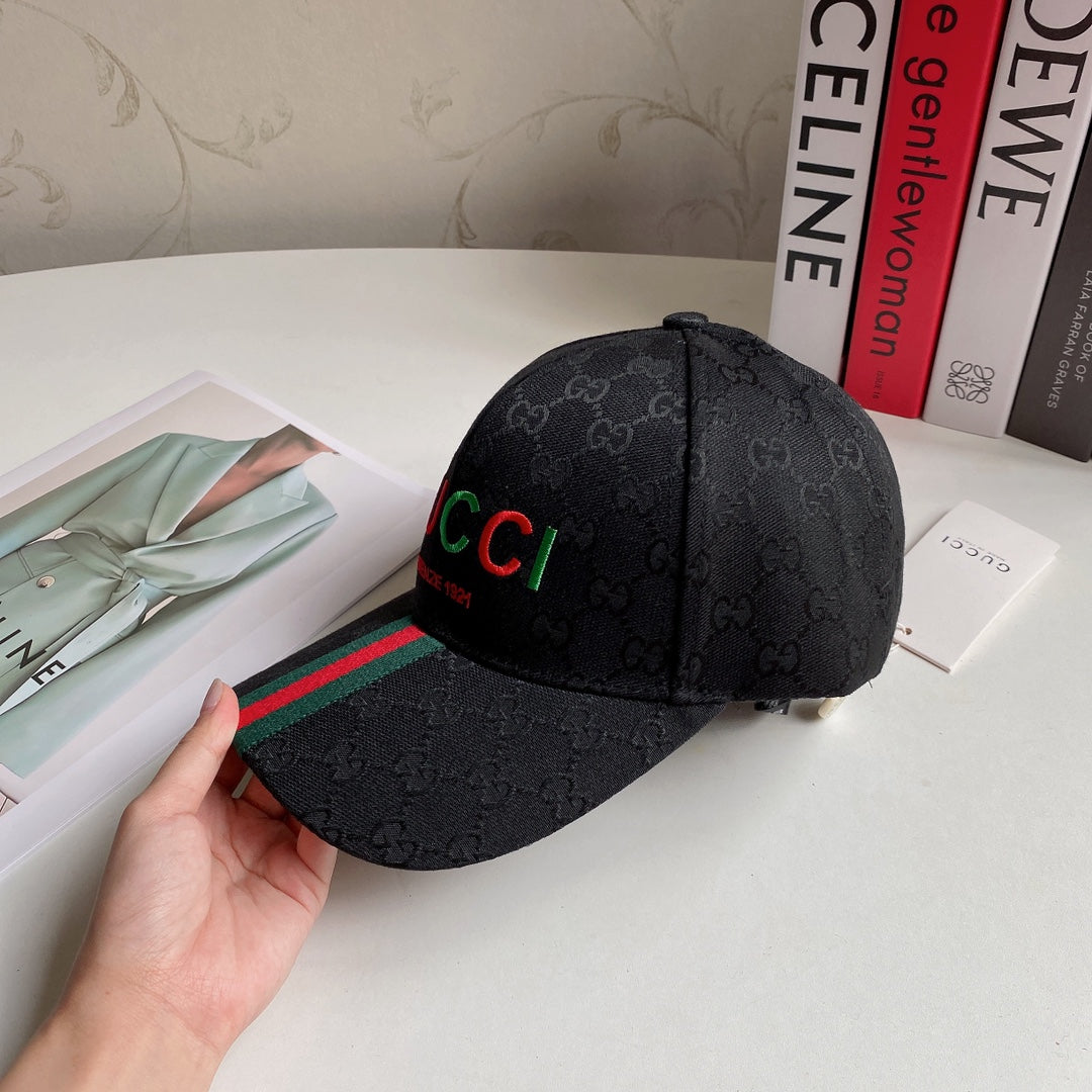 Premium Gucci embroidered cap detail
