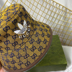 Premium Gucci x Adidas designer bucket hat