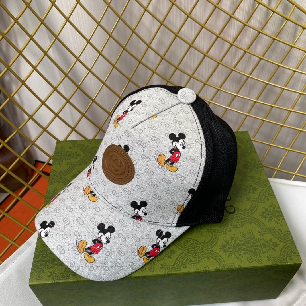 Premium Gucci x Disney Mickey Mouse trucker cap