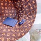 Premium LV monogram cotton bucket hat