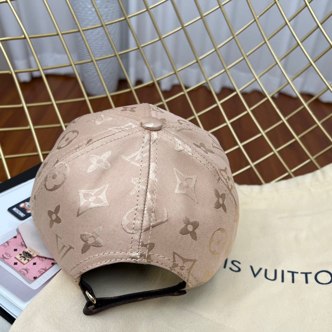 Premium Louis Vuitton baseball cap close up