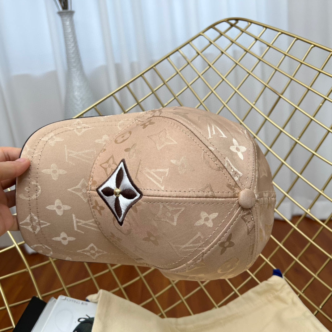 Premium Louis Vuitton baseball cap close up