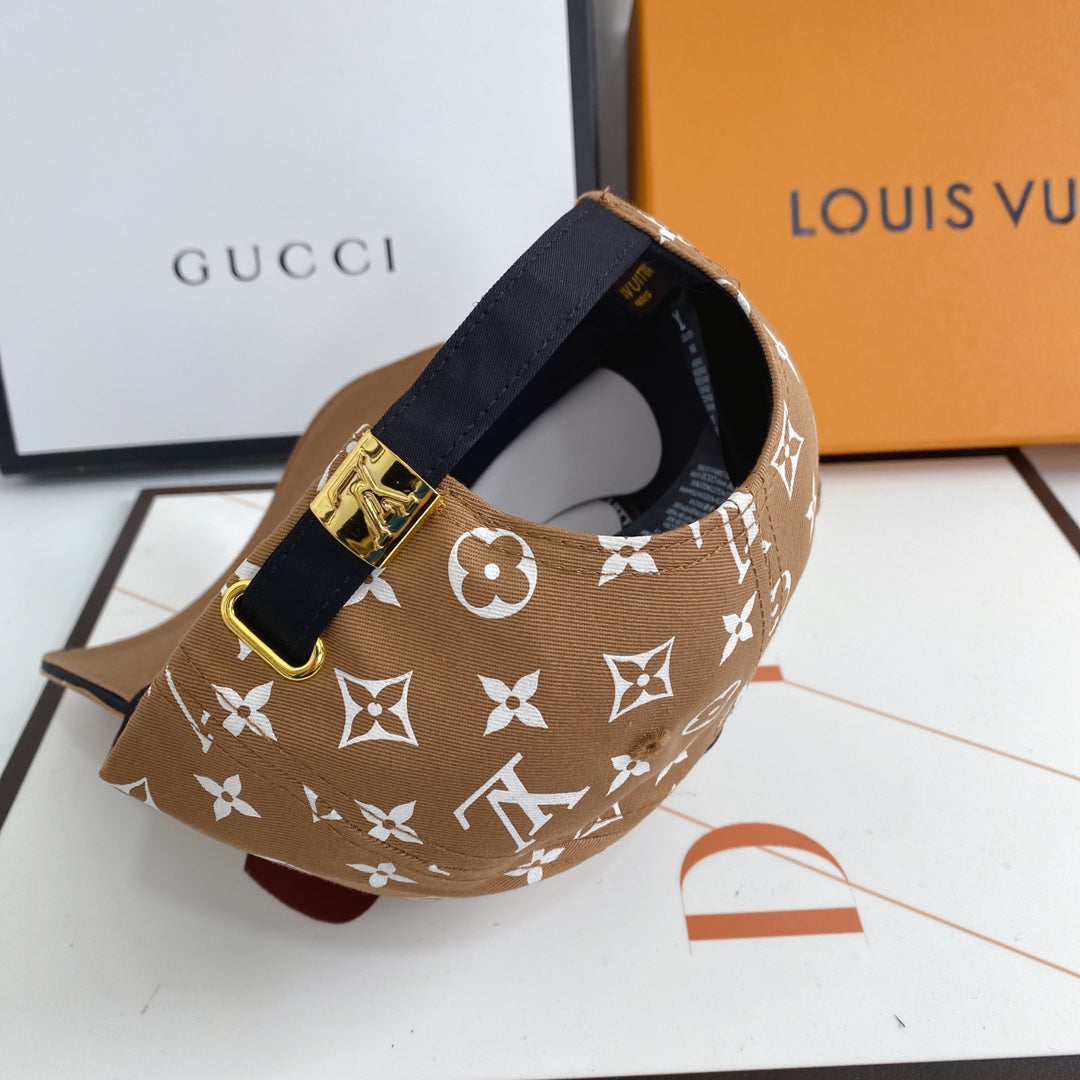Premium Louis Vuitton cotton baseball cap detail
