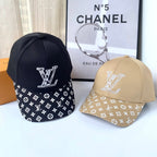 Premium Louis Vuitton cotton baseball cap detail