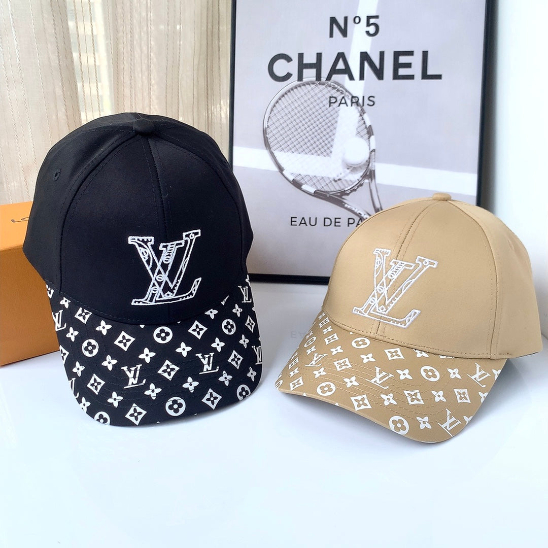 Premium Louis Vuitton cotton baseball cap detail