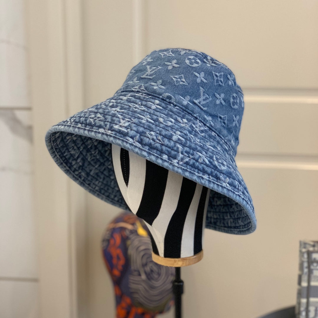Premium Louis Vuitton denim sun hat